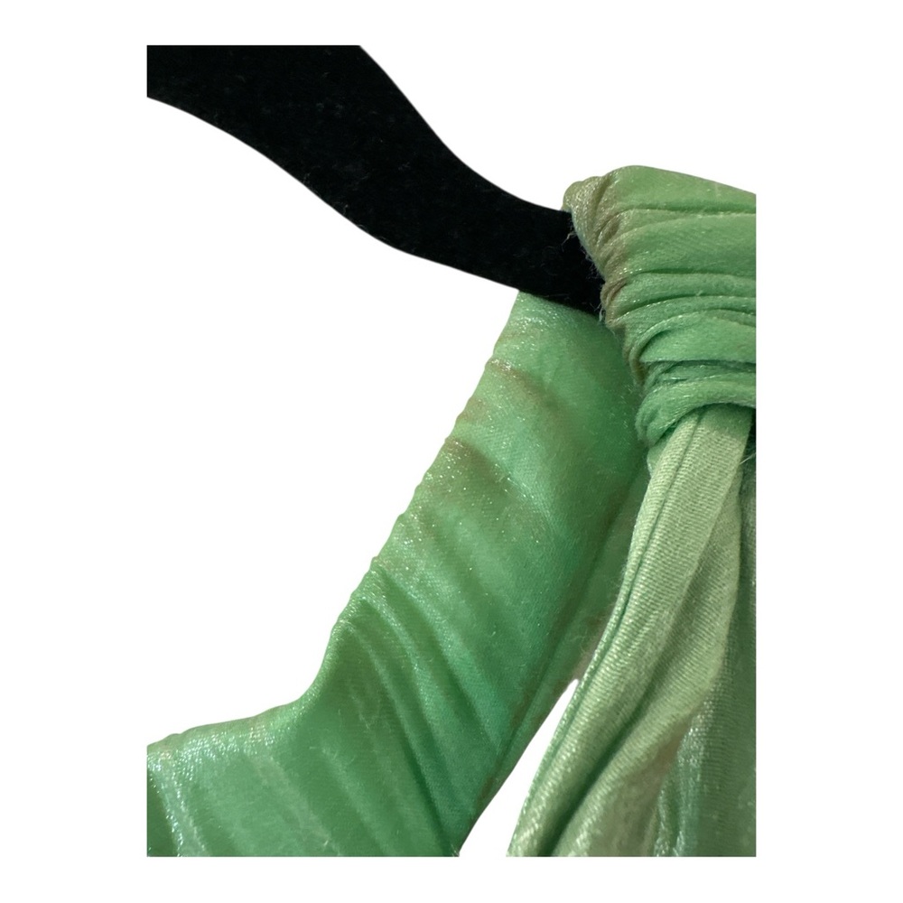 Anthropologie Teagan Maxi Dress Shimmery Light Green Women’s Size Medium - Picture 7 of 11